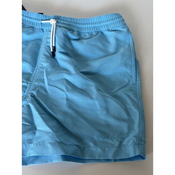 Ralph Lauren Purple Label Mens Blue Swim Shorts Trunks XL Portugal NWT $295 - Picture 2 of 9
